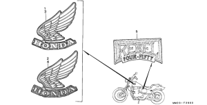 CMX450 Emblem / mark