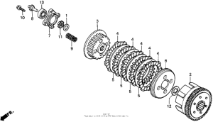 XR200R Сцепление