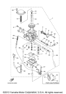 XT250X Карбюратор