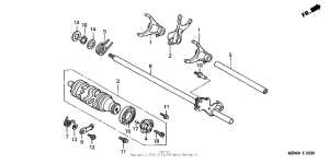  Вилка переключения передач