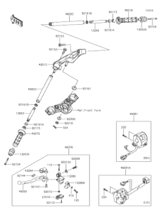 EX650 ハンドルバー