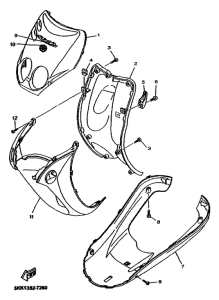 YN100 Ветровое стекло