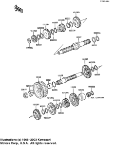 KZ250 Трансмиссия