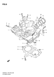 GS500 Головка цилиндров