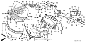 GL1800 (ABS) Windscreen (gl1800'06-)