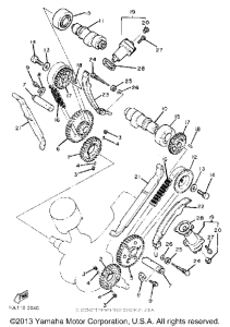 XV920K Цепь механизма газораспределения