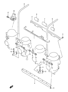 GSF1200S (ABS) Карбюратор fitting