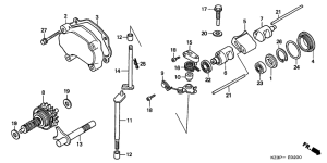 CR250R Клапан выхлопа