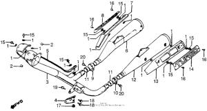 CX500 Глушитель