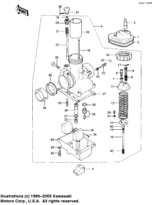 KM100 Carburetor assy