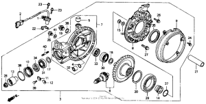 ST1100 (ABS/ TCS) Final driven gear 1100a