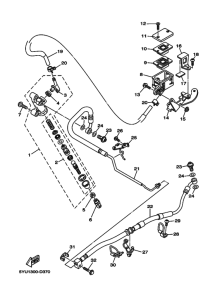 MT01 Задний тормозной цилиндр