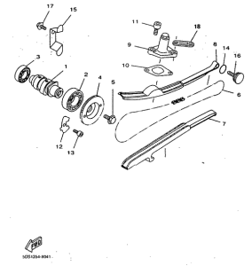 YP125 Camshaft. chain