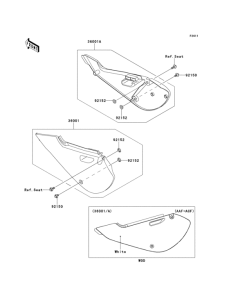 KX65 Боковые обтекатели