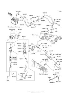 ZX1400 Задний торм цилиндр