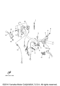 XT225V Рулевые переключатели