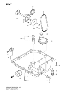 GSX650F Картер маслянный