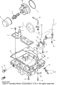FZR1000GC Масляный фильтр