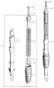 QA50 Передние аммортизаторы