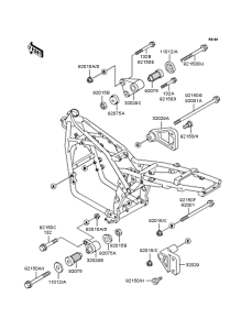 ZR400 Рама ,крепежные детали