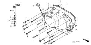 VT750C2 Крышка картера правая