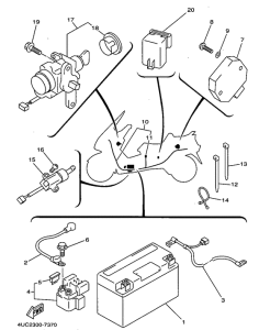 YP250 Электрика 1
