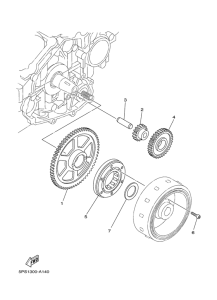 TDM900A Муфта стартера
