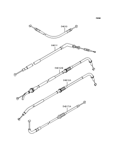 ZR1000 Тросы управления