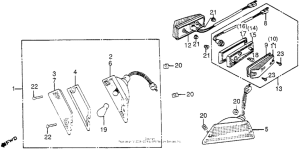 GL1200I 12i  / a / lturn signal 84-85
