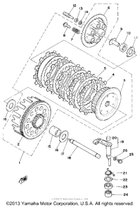 IT250F Сцепление
