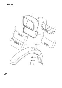 DS80 Фара головного света