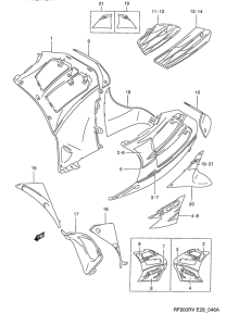 RF900 Under cowling body