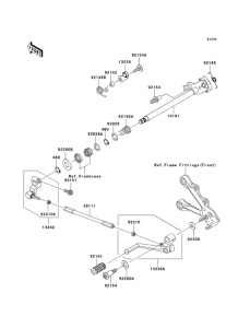 ZX600 Переключатель передач