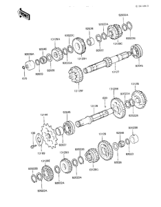 KZ550 Трансмиссия