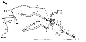 VTX1300R Air injection control valve (a)
