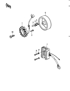 KZ1000 Generator / regulator