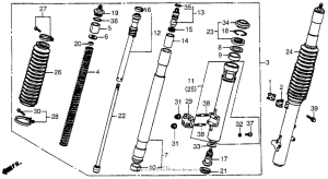 CR250R Fr. fork 86-88
