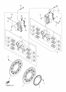 YZF-R1 Передний суппорт