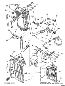 DT80LC Radiator. hose