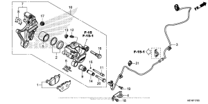 CMX300 Задний суппорт
