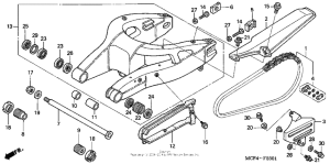 RVT1000R Swingarm ('02-'05)