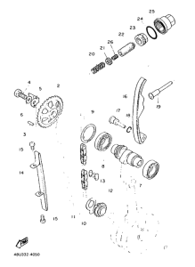 SR500 Camshaft. chain