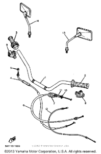 XV920RJ Handlebar-cable
