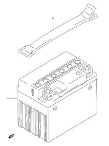 RGV250 Аккумулятор