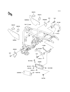  Рама ,крепежные детали