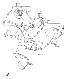 GSX-R1000 Installation parts