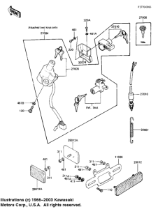 KZ1000 Замок зажикания