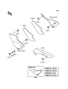 ZR1100 Боковые обтекатели