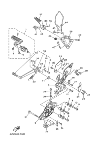 MT01 Stand & footrest 2