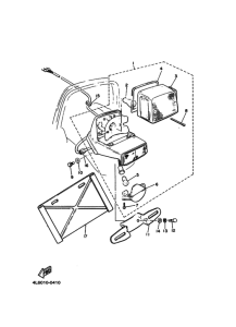 XJ650S Габаритный задний фонарь